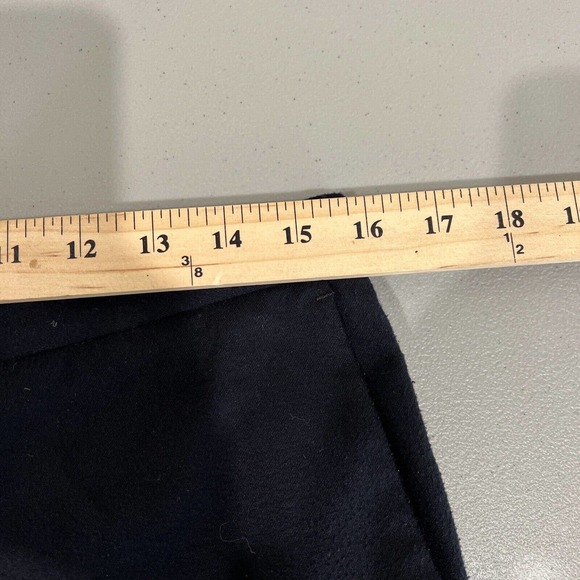 Maje Wool Pants Women 38 Dark Navy Blue Slacks Career Work Classic - Picture 9 of 15